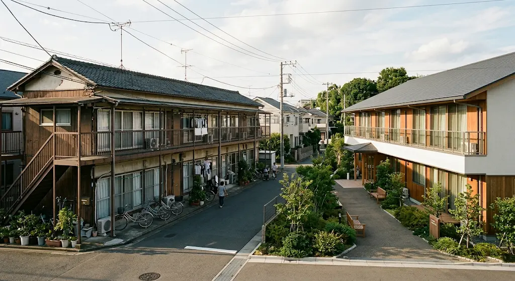 一般賃貸とは異なる事業スキームを不動産会社と検討しているイメージ