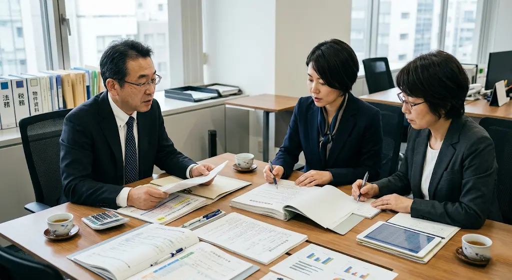 税制や用途条件を確認しながら福祉施設活用を検討するイメージ