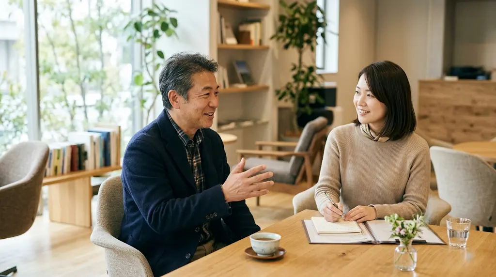 土地活用の相談をしているイメージ