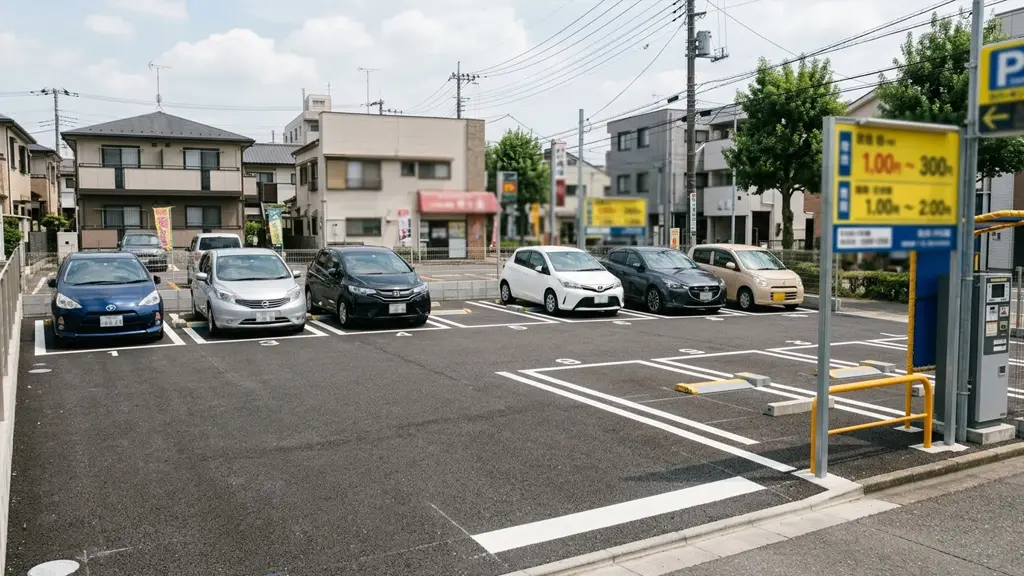 駐車場経営と有料老人ホーム土地活用の初期費用や節税効果を比較するイメージ