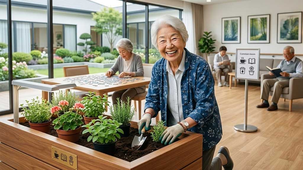 比較的元気な高齢者のイメージ