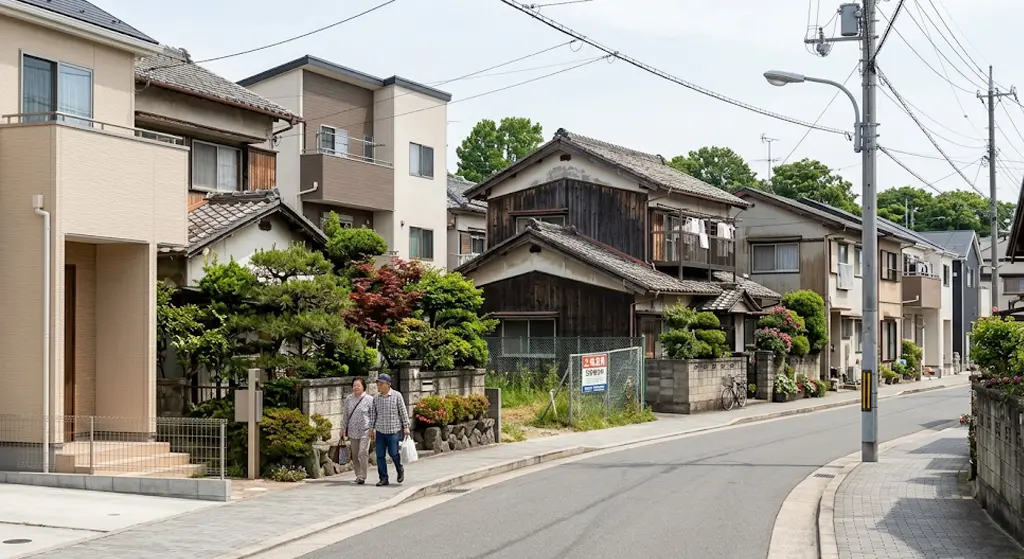 相続によって土地が動きやすい地域構造