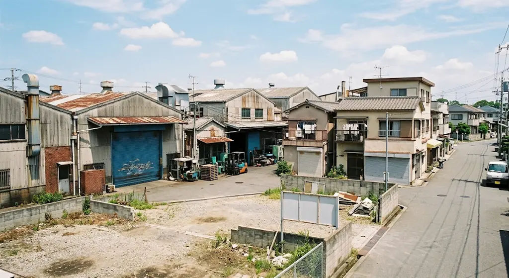 古くからの町工場が住宅と隣り合わせで並ぶこのエリア