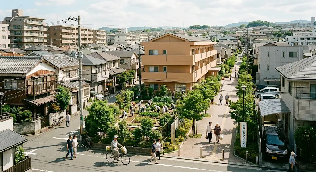 門真市における高齢化と高齢者居住ニーズをイメージした写真