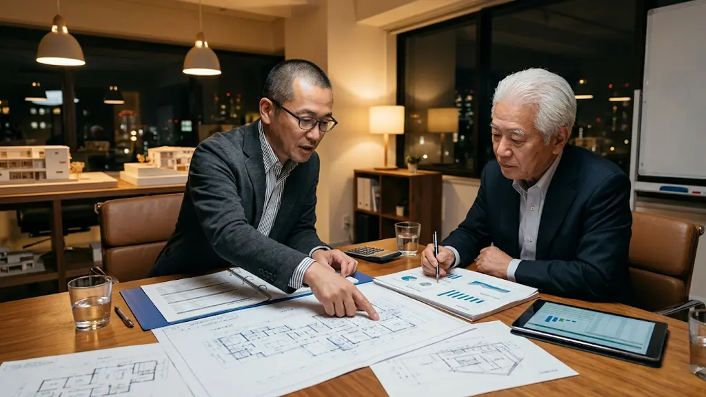 食堂や浴室などの魅力と建築費のバランスを見ながら、投資対効果を最大化する設計のイメージ
