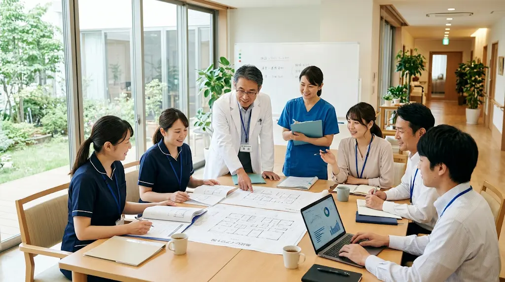 建築と医療の連携体制のイメージ