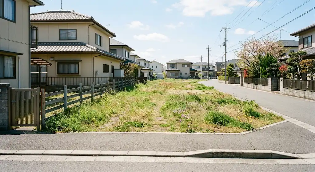 相続した空き地をそのまま保有しているイメージ